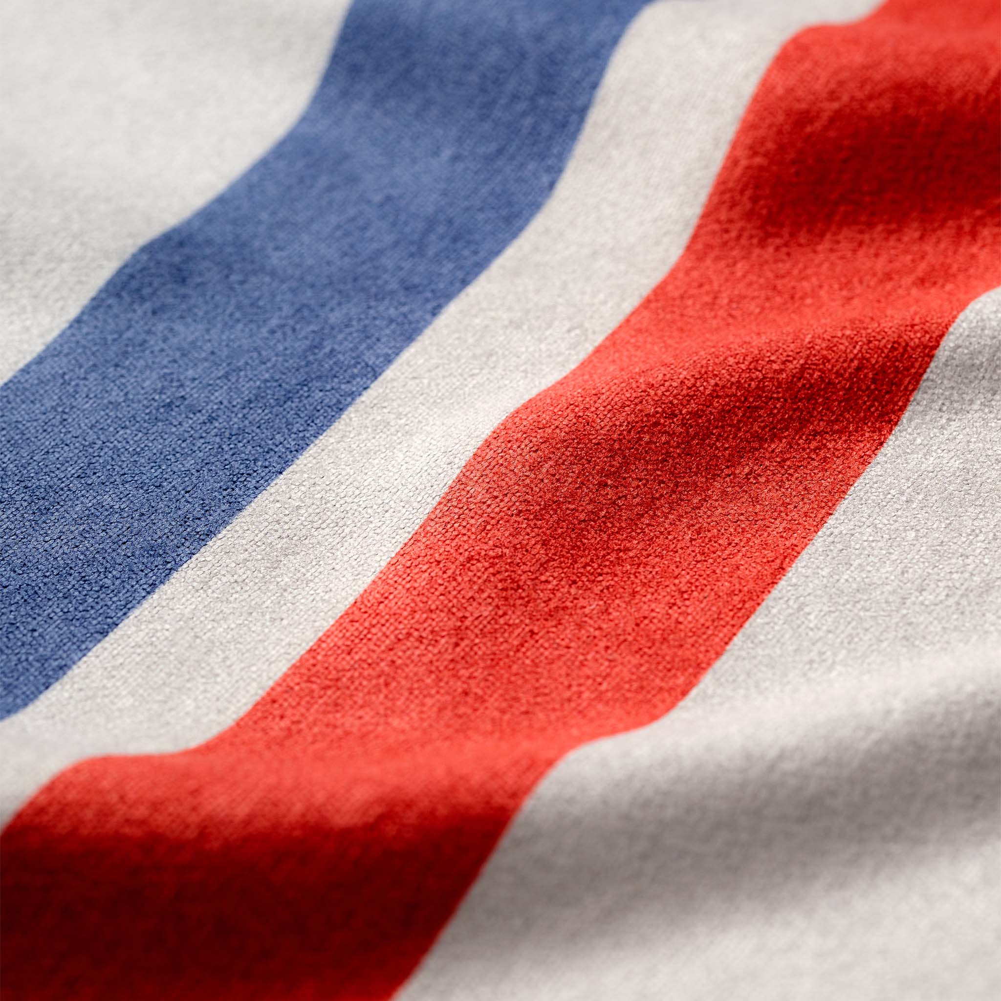 Fitness Towel: Rally White Red and Blue - Nomadix
