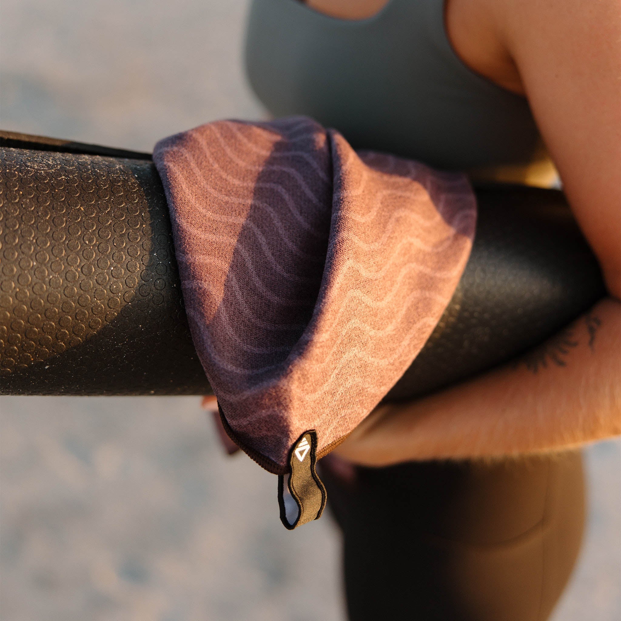 Fitness Towel: Regenerative Burgundy - Nomadix