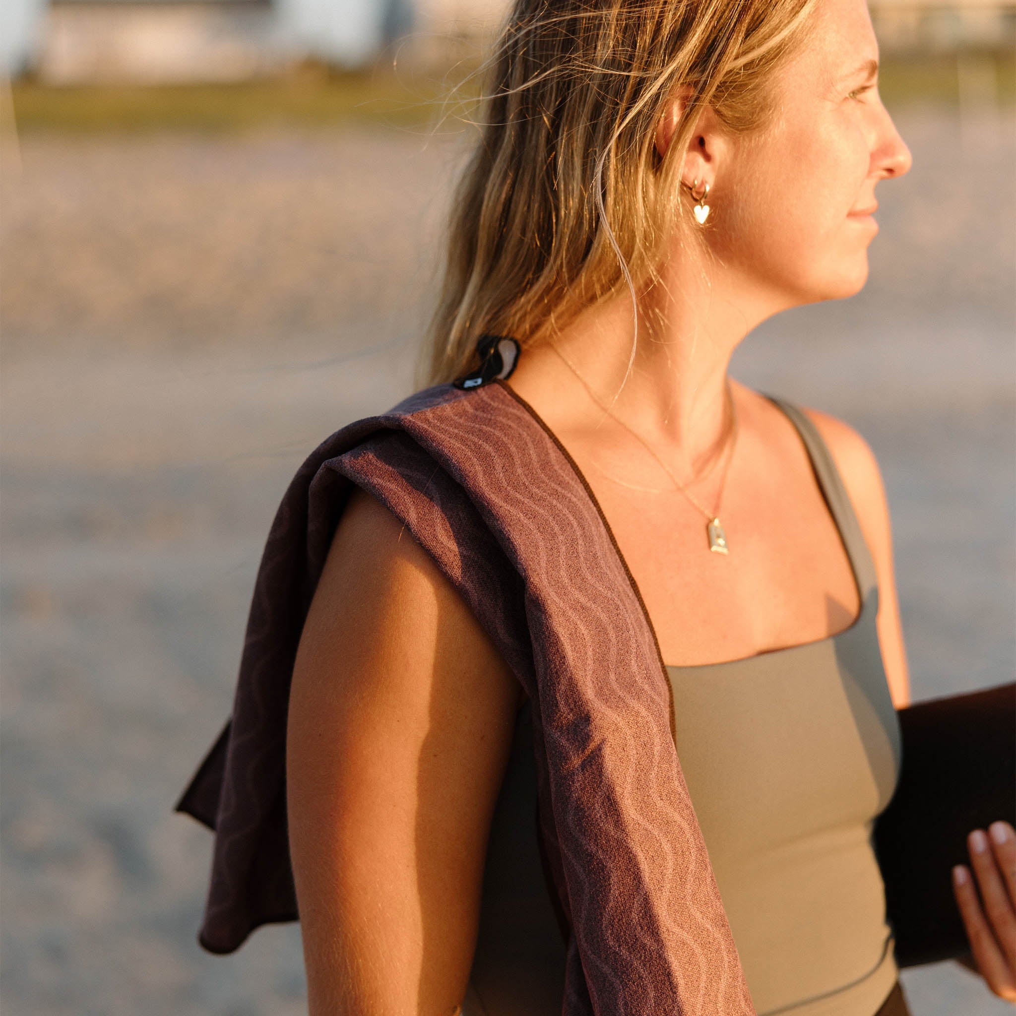 Fitness Towel: Regenerative Burgundy - Nomadix