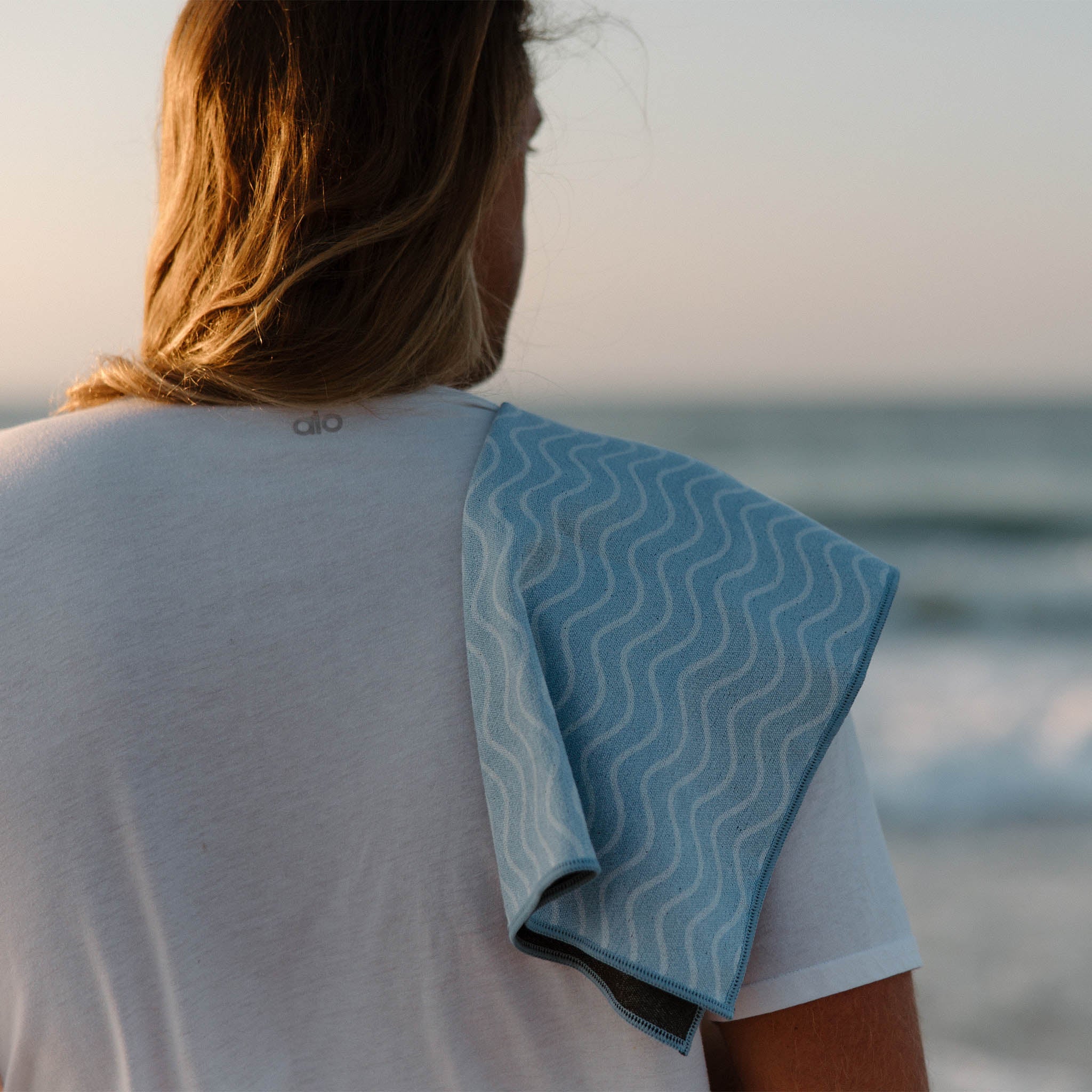 Fitness Towel: Regenerative Pale Blue - Nomadix