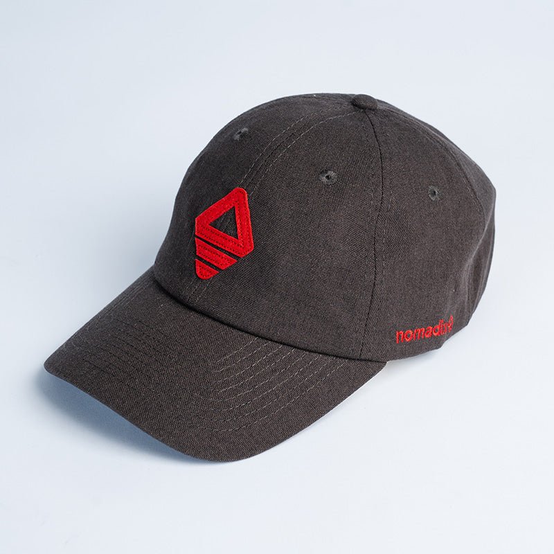 Logo Hat: Red & Black - Nomadix