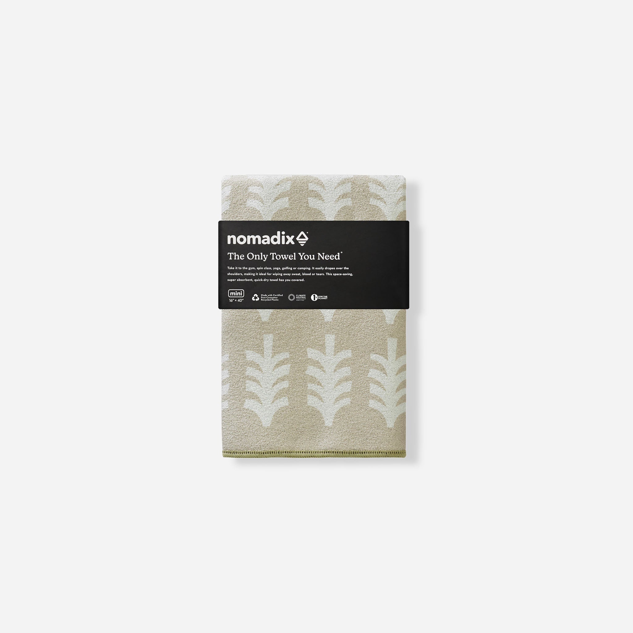 Mini Towel: Fresh Pines Sandy Beige - Nomadix