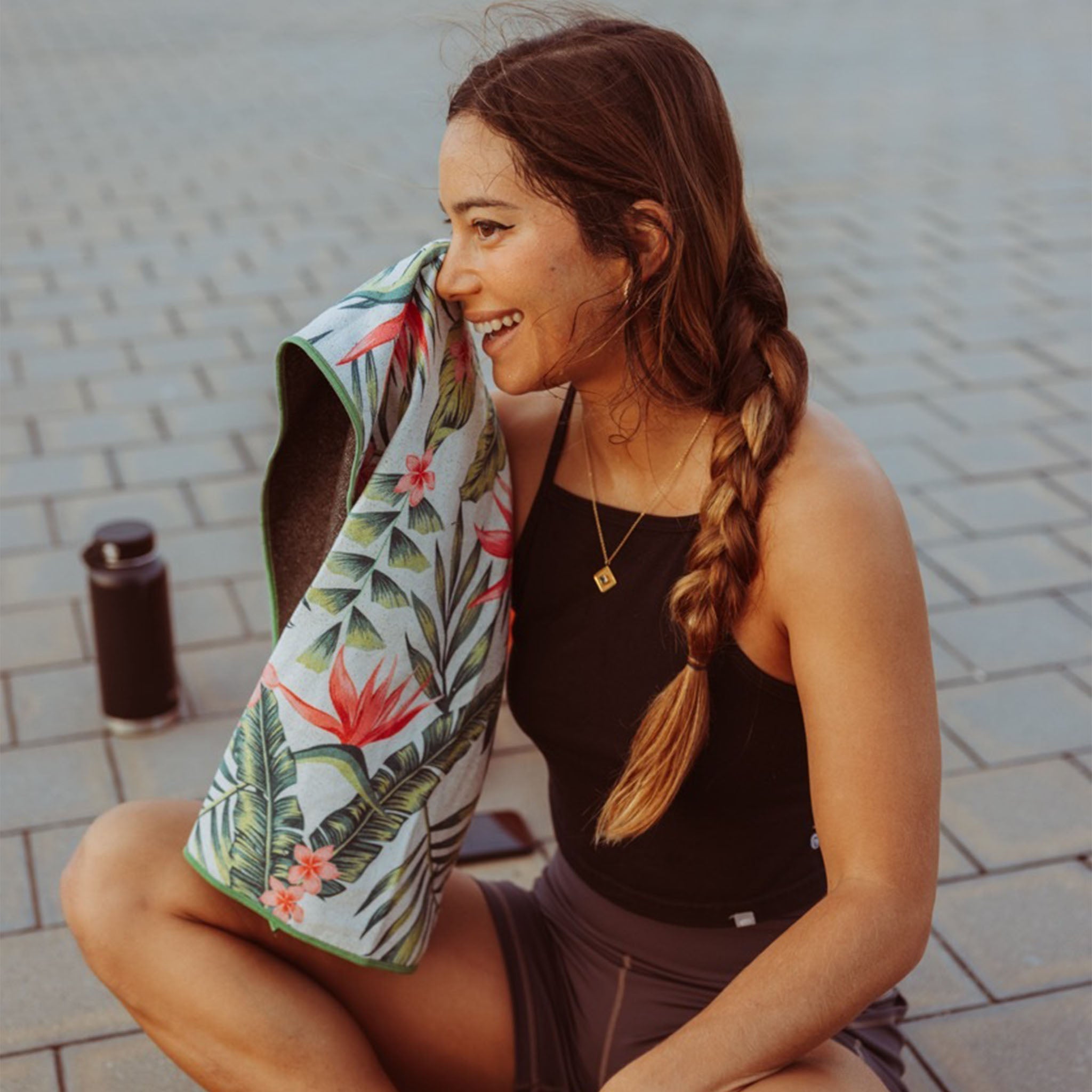 Mini Towel: Palms Pink - Nomadix