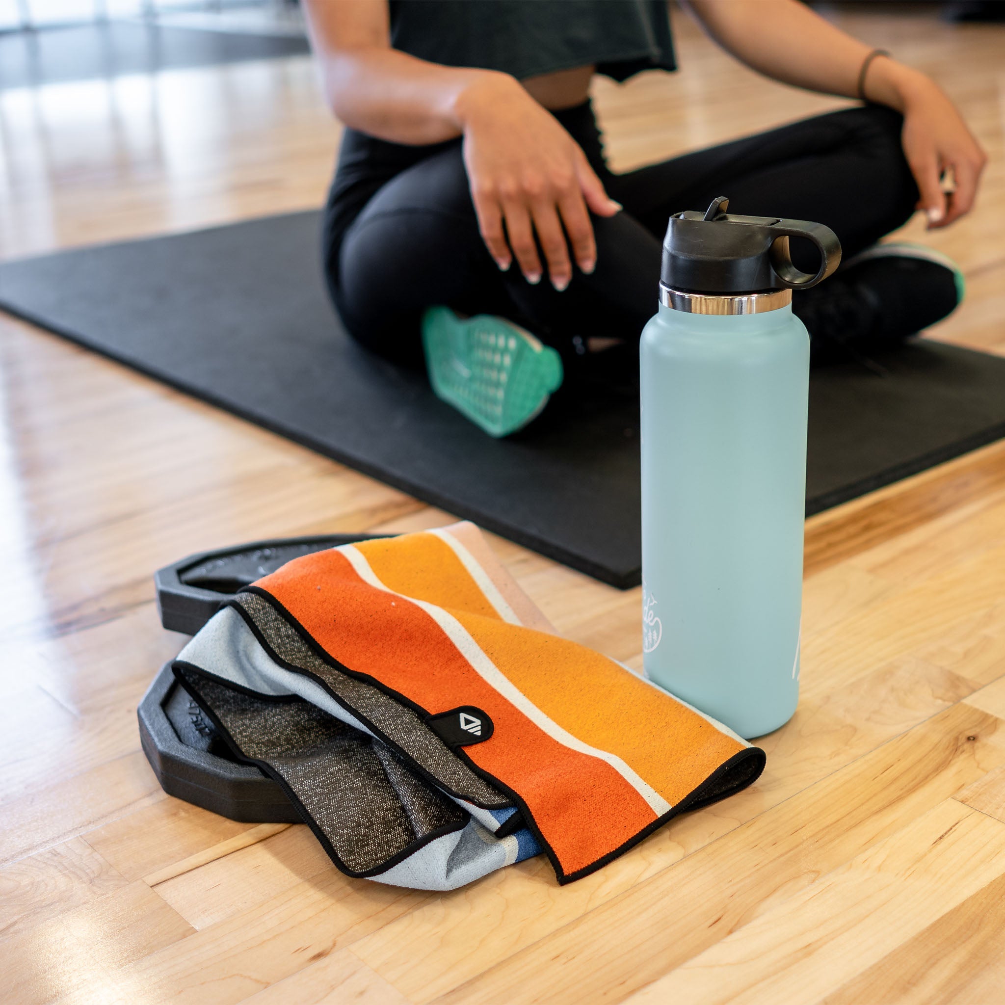 Mini Towel: Stripes Retro - Nomadix