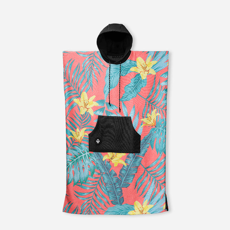 Changing Poncho: Palms Coral