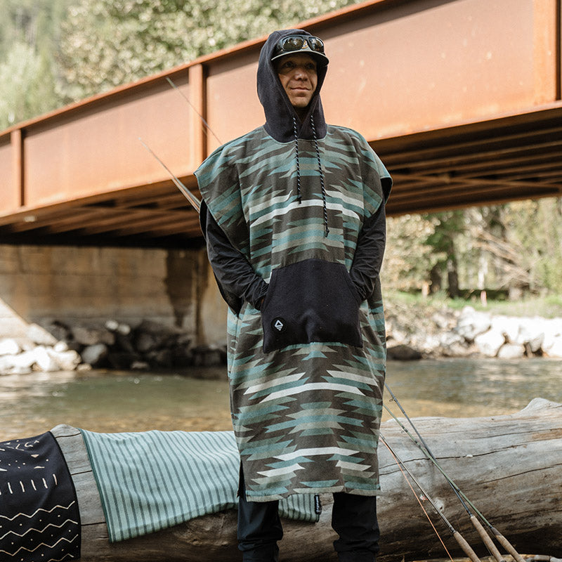 Jackson Green Changing Poncho Green Surf Poncho Nomadix