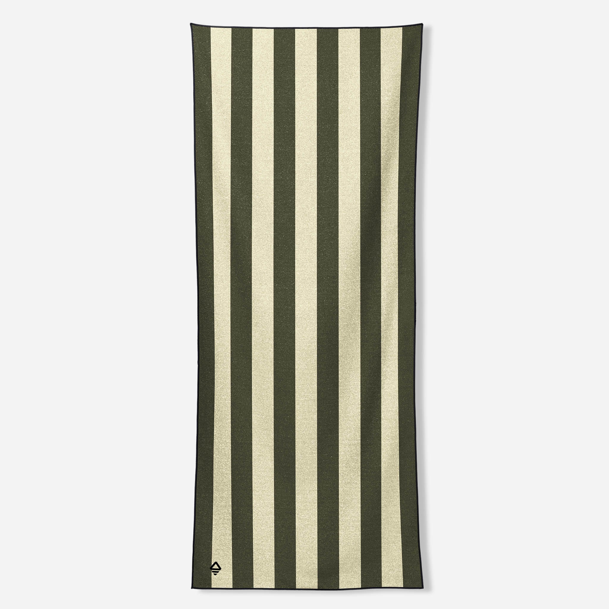 Original Towel: Cabana Stripe Bush Green