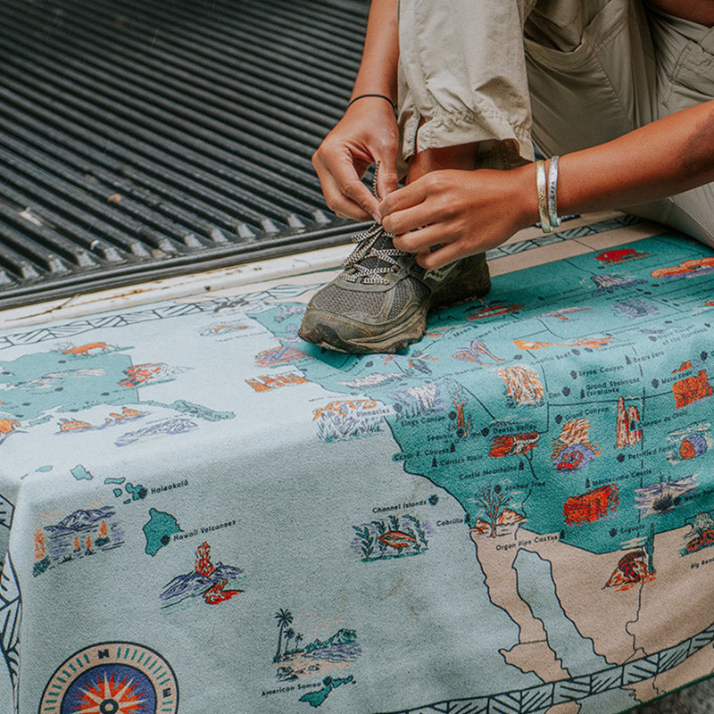Original Towel: National Parks and Monuments Map