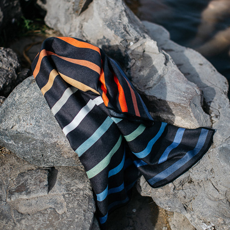 Pinstripe towels deals