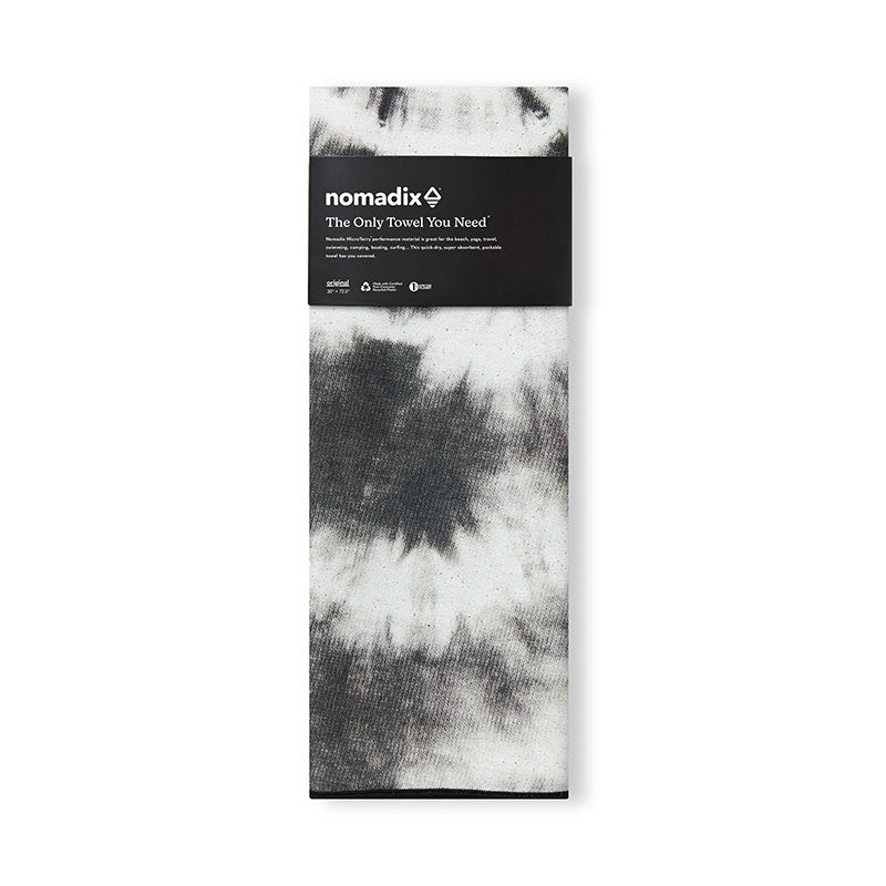 Original Towel: Tie-Dye Black and White