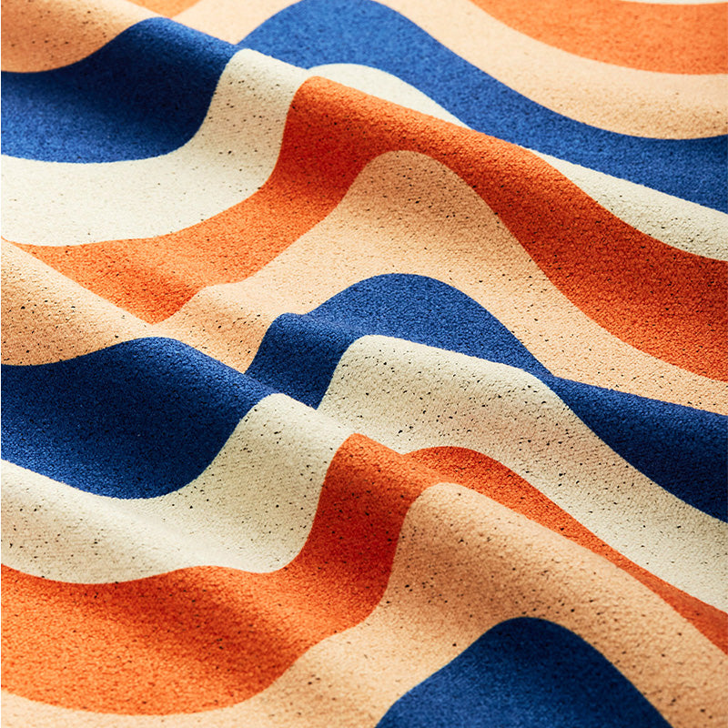 Blue and orange towels outlet