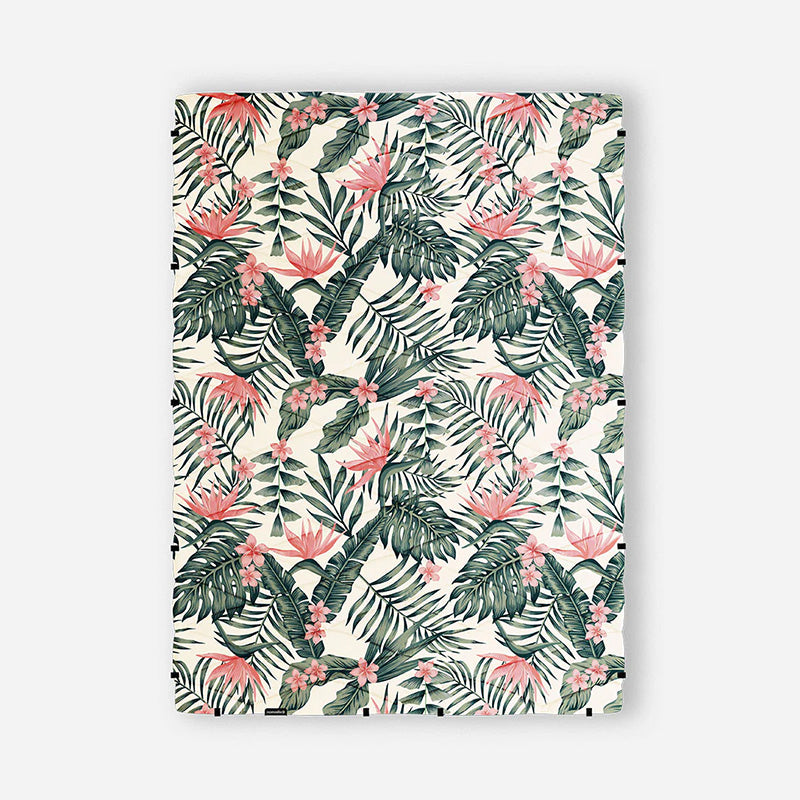 Puffer Blanket: Palms Pink