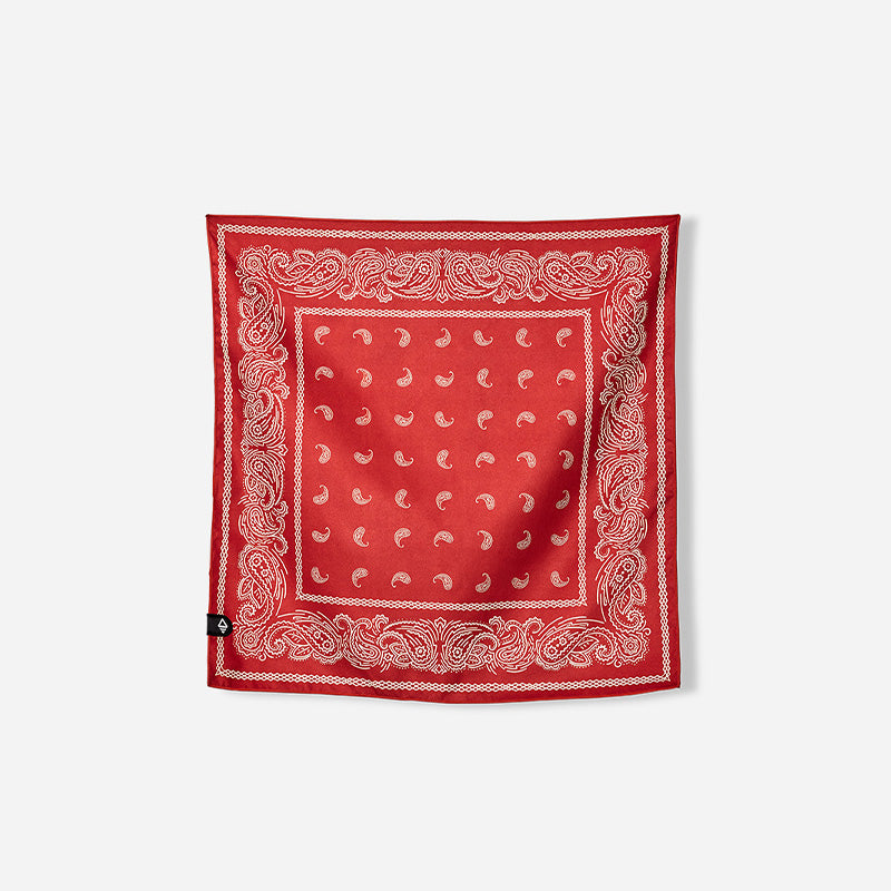 Bandana Towel: Paisley Red