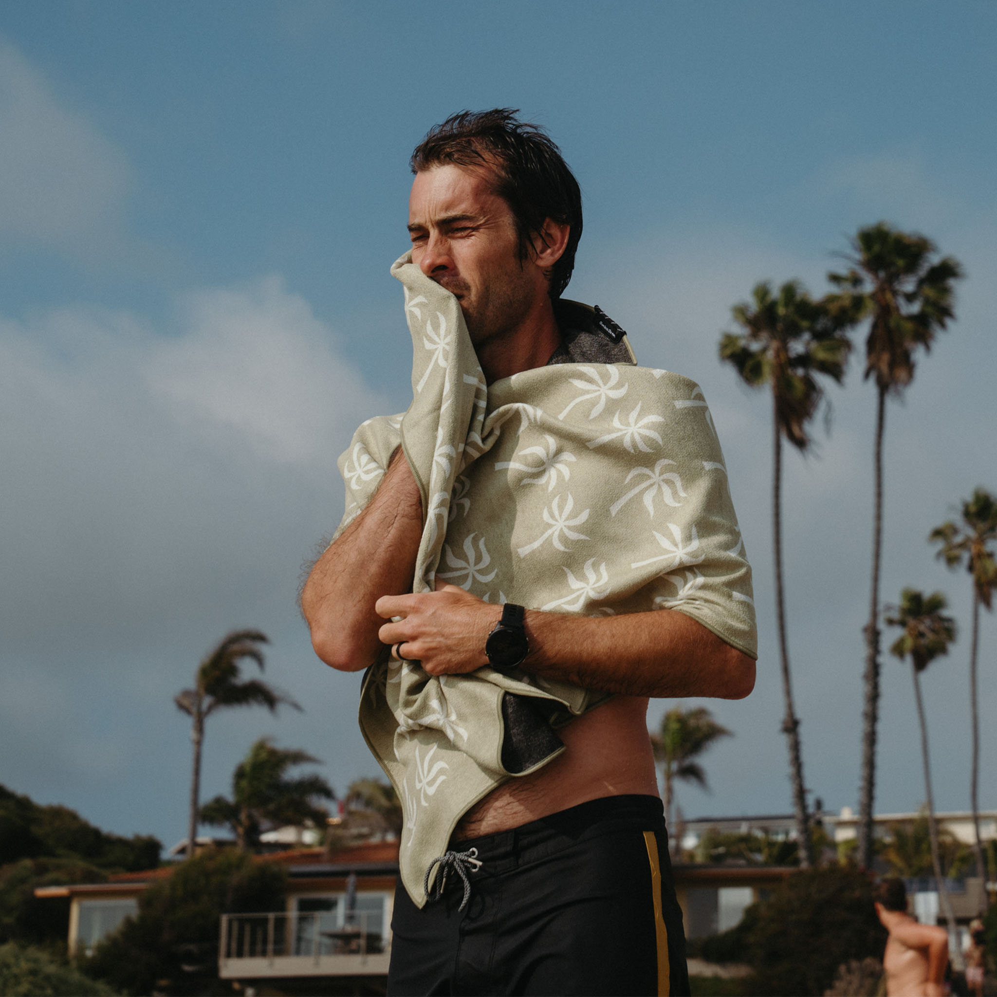 Original Towel: Breezy Palms Olive - Nomadix