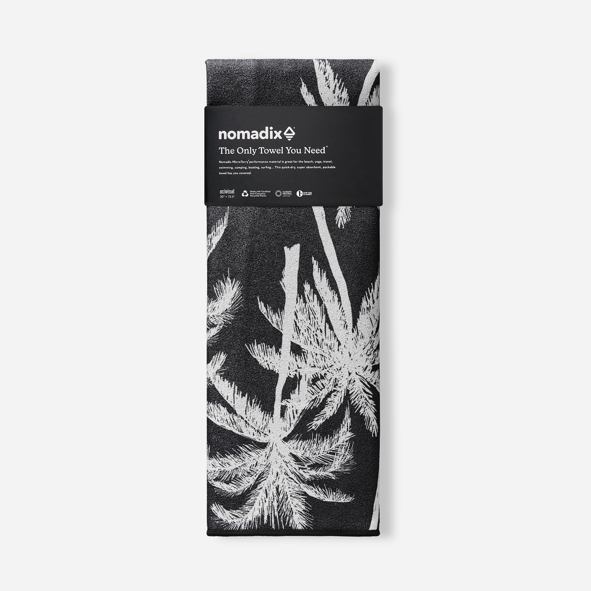 Original Towel: Bunch Palms Black - Nomadix