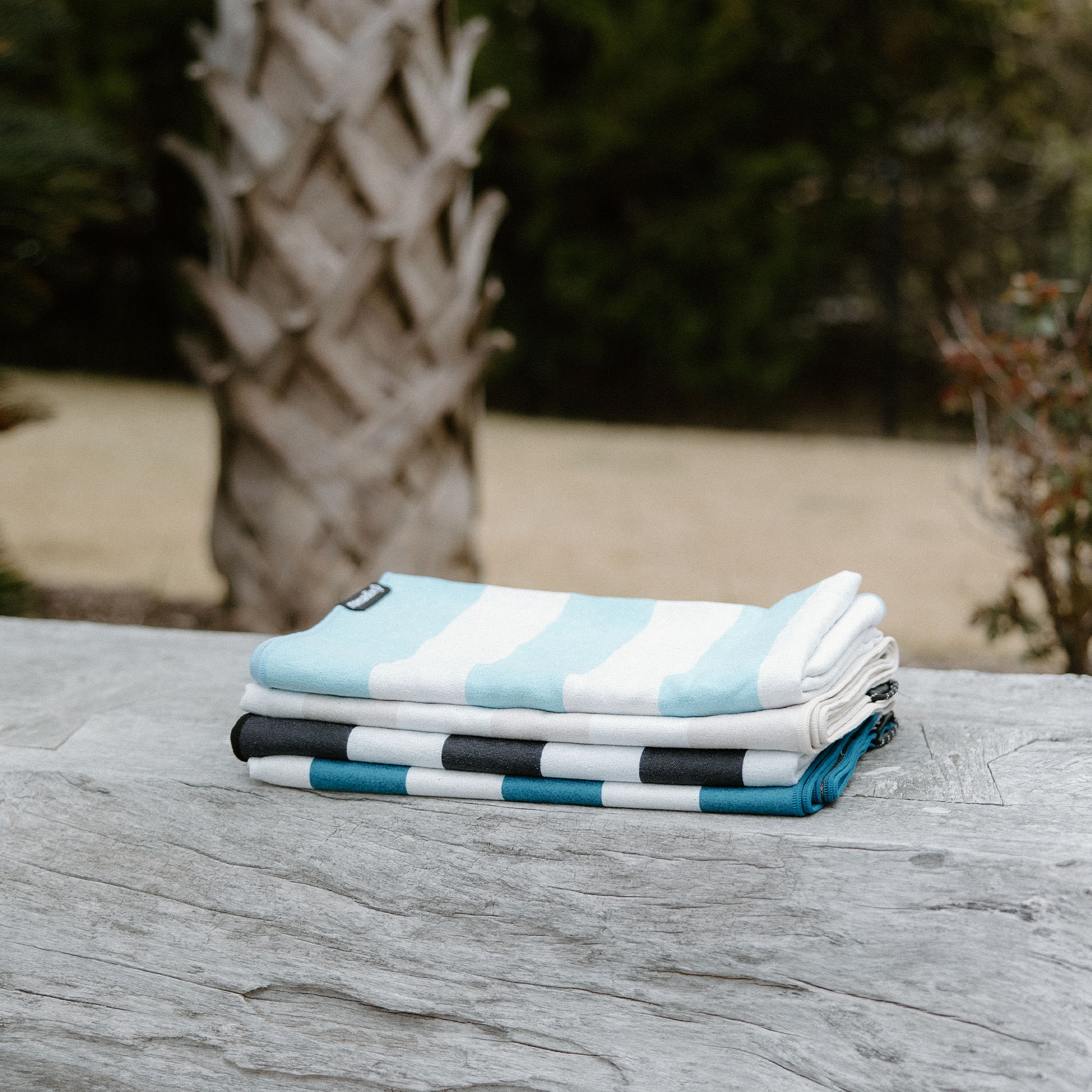 Original Towel: Cabana Stripe Black - Nomadix