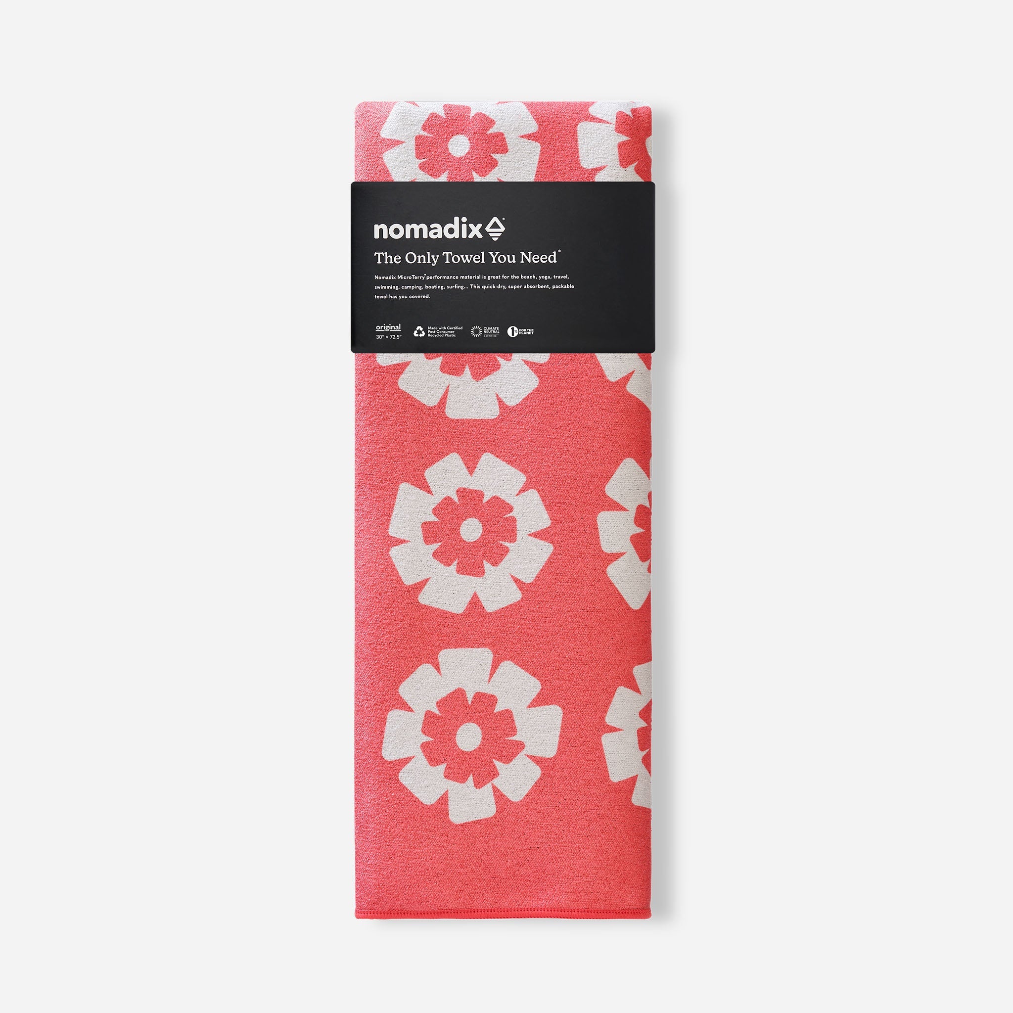 Original Towel: Fresh Flowers Coral - Nomadix