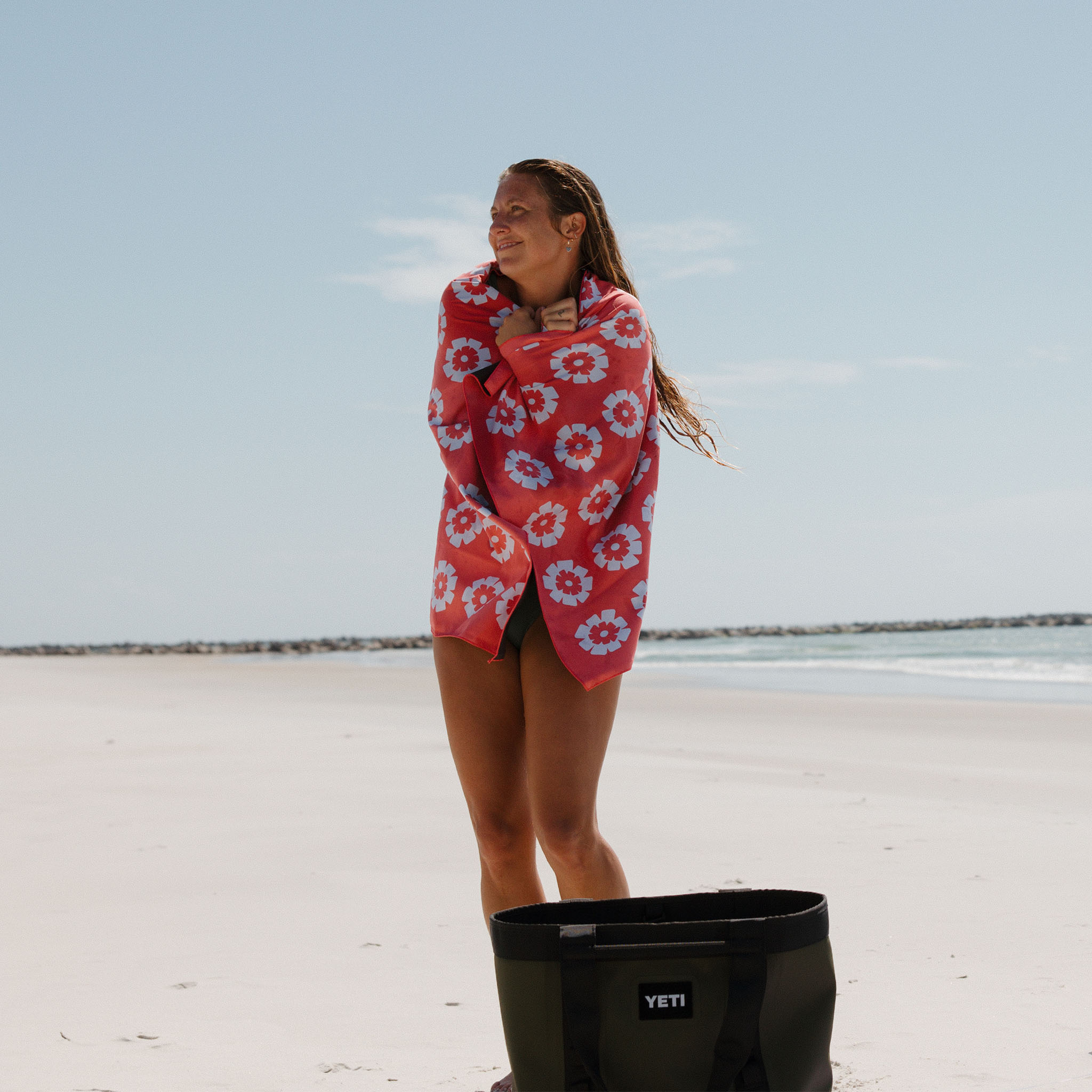 Original Towel: Fresh Flowers Coral - Nomadix