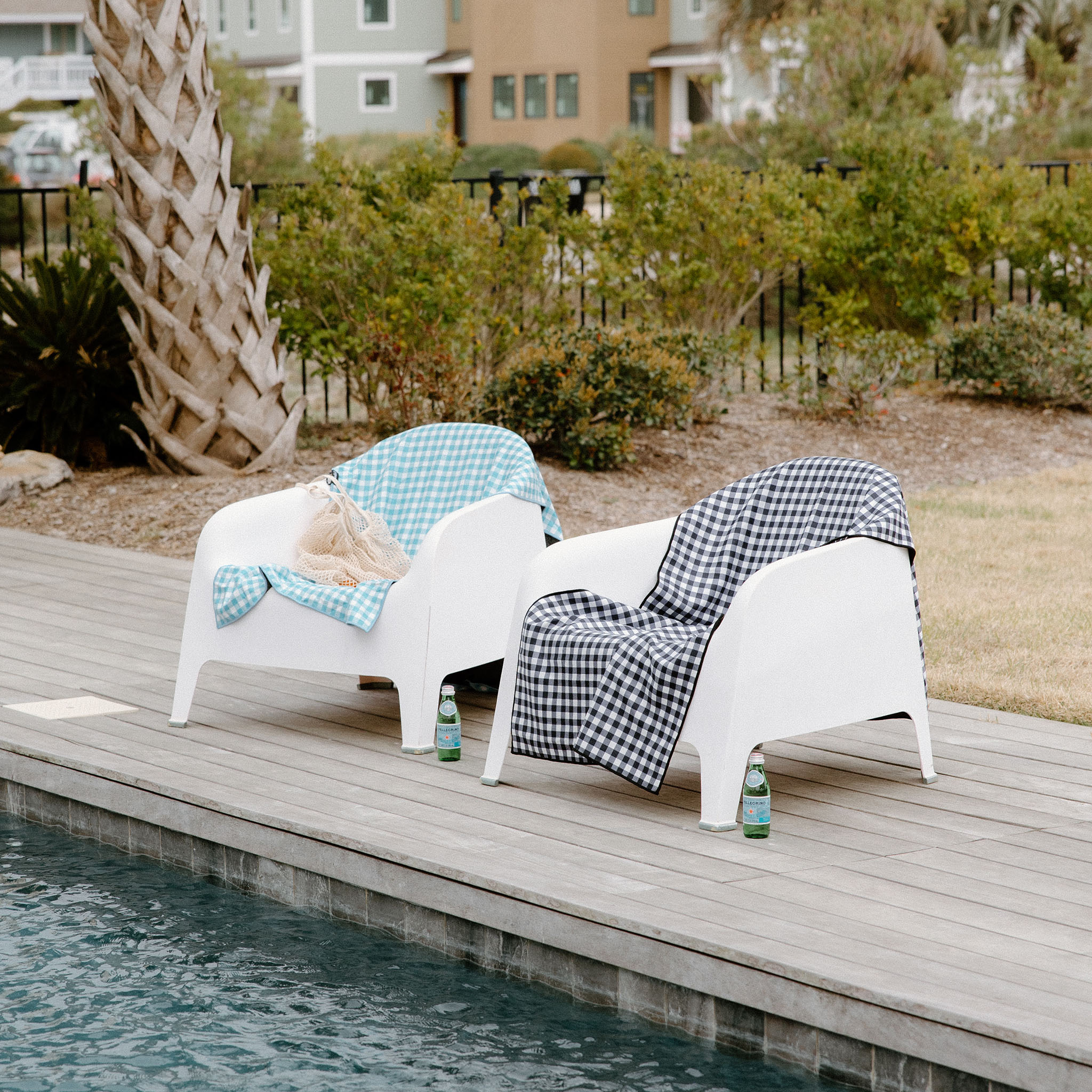 Original Towel: Gingham Sky Blue - Nomadix