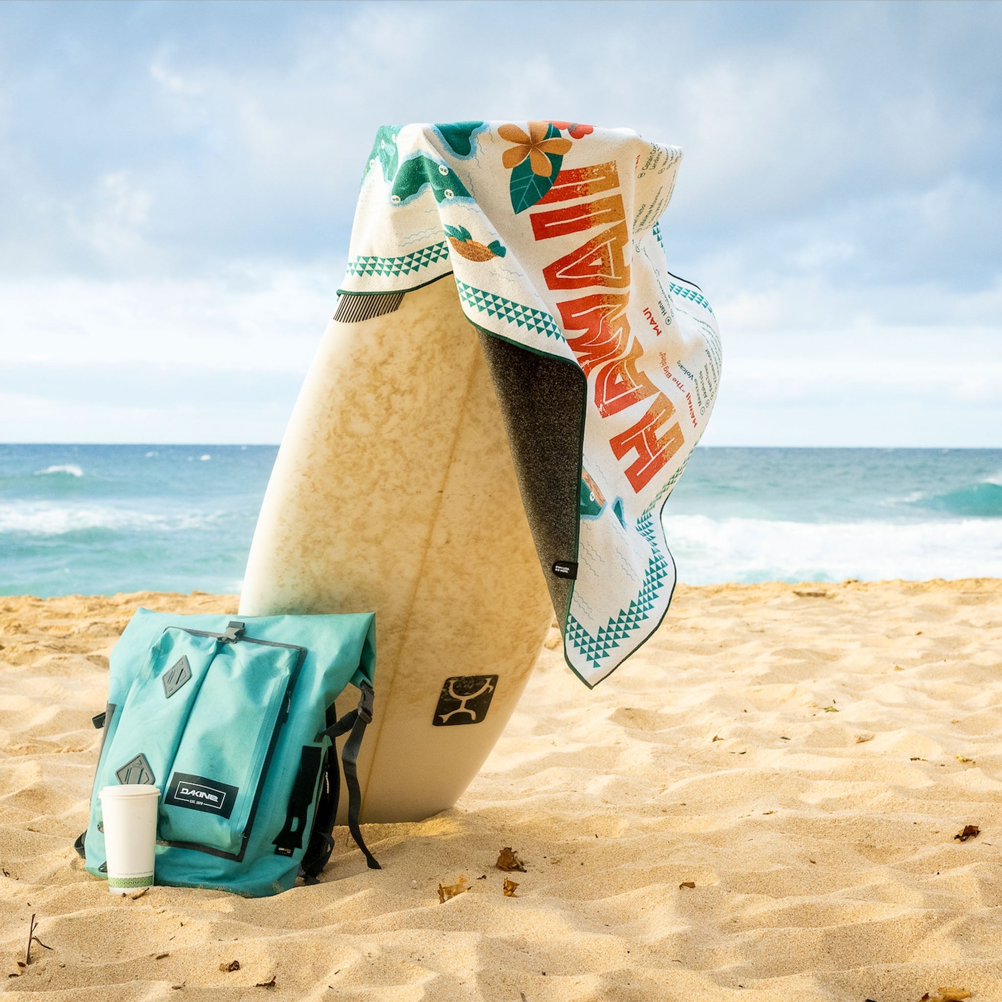 Original Towel: Hawaii Map - Nomadix