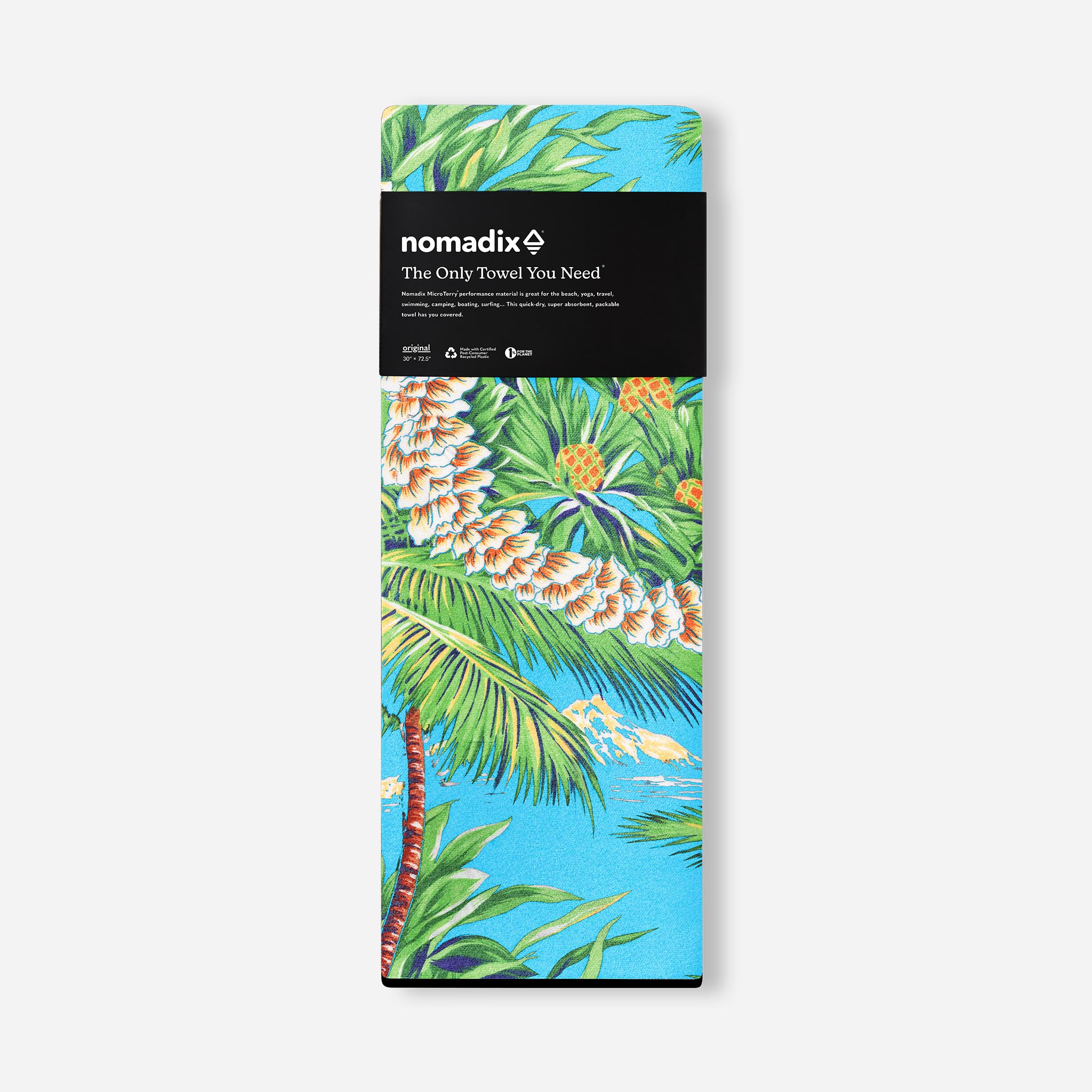 Original Towel: Hoffman Palm Blue - Nomadix