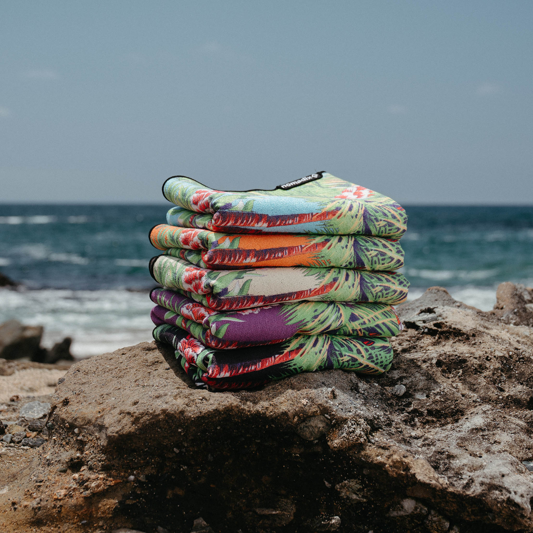 Original Towel: Hoffman Palm Purple - Nomadix