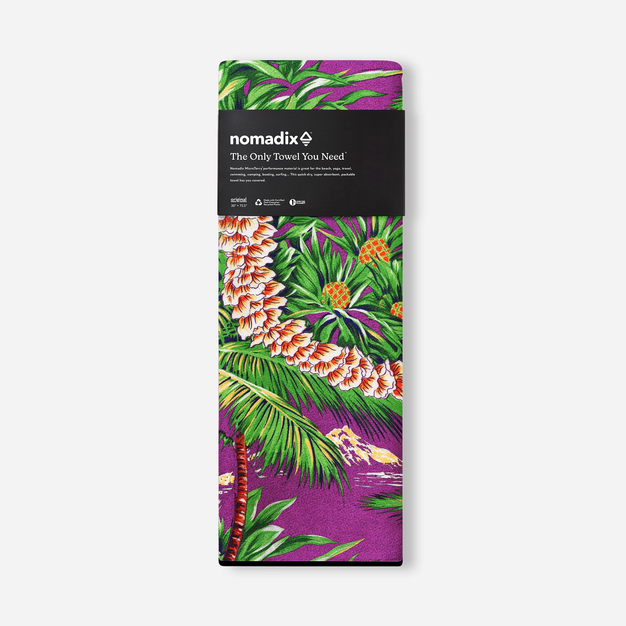 Original Towel: Hoffman Palm Purple - Nomadix