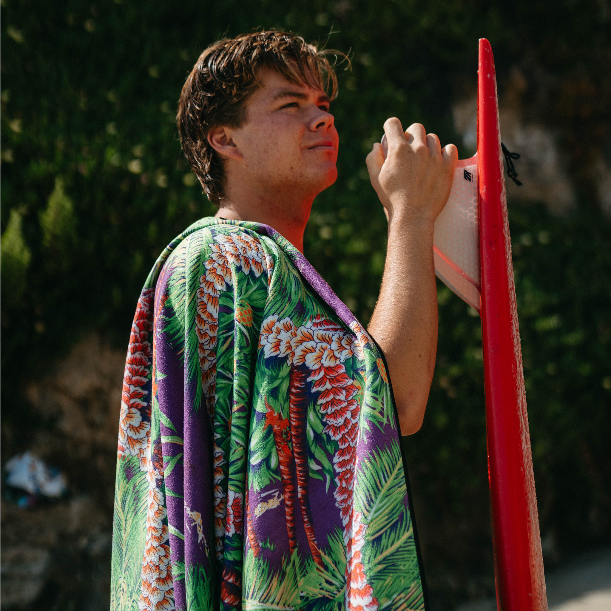 Original Towel: Hoffman Palm Purple - Nomadix