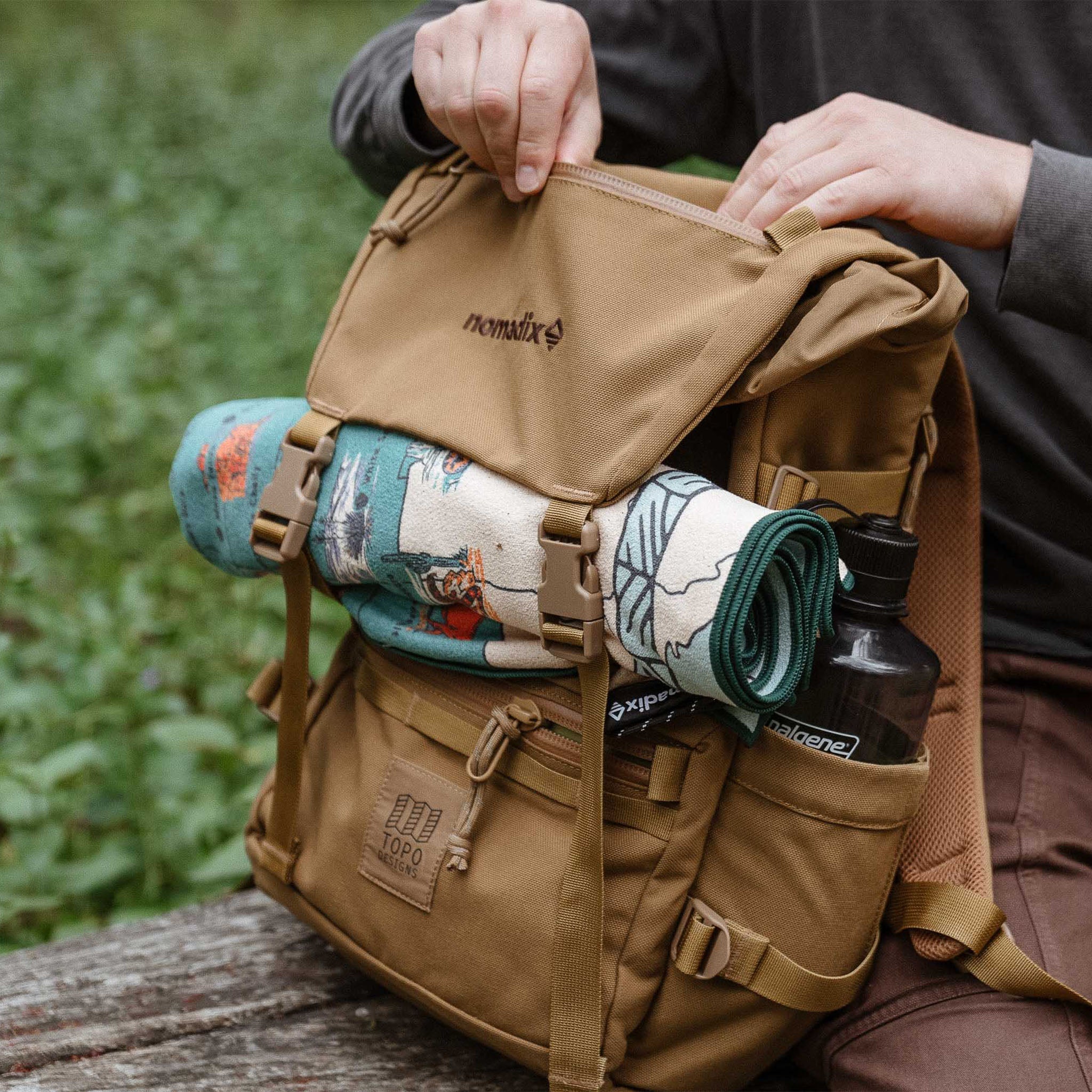 Original Towel: National Parks and Monuments Map - Nomadix
