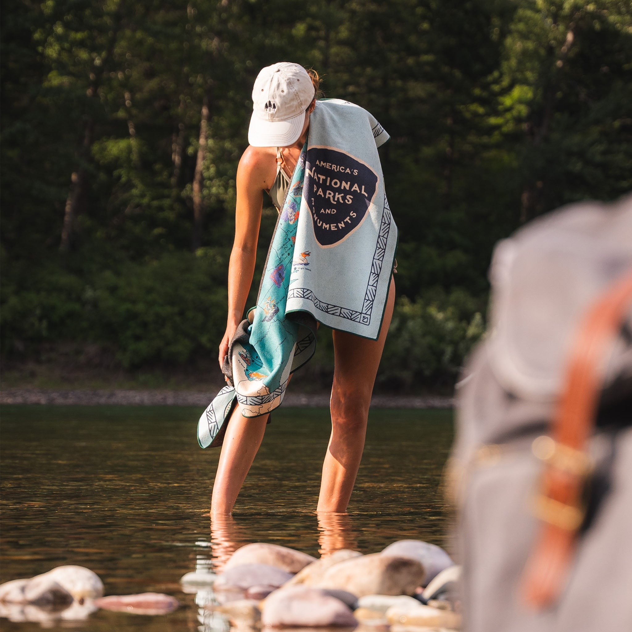 Original Towel: National Parks and Monuments Map - Nomadix
