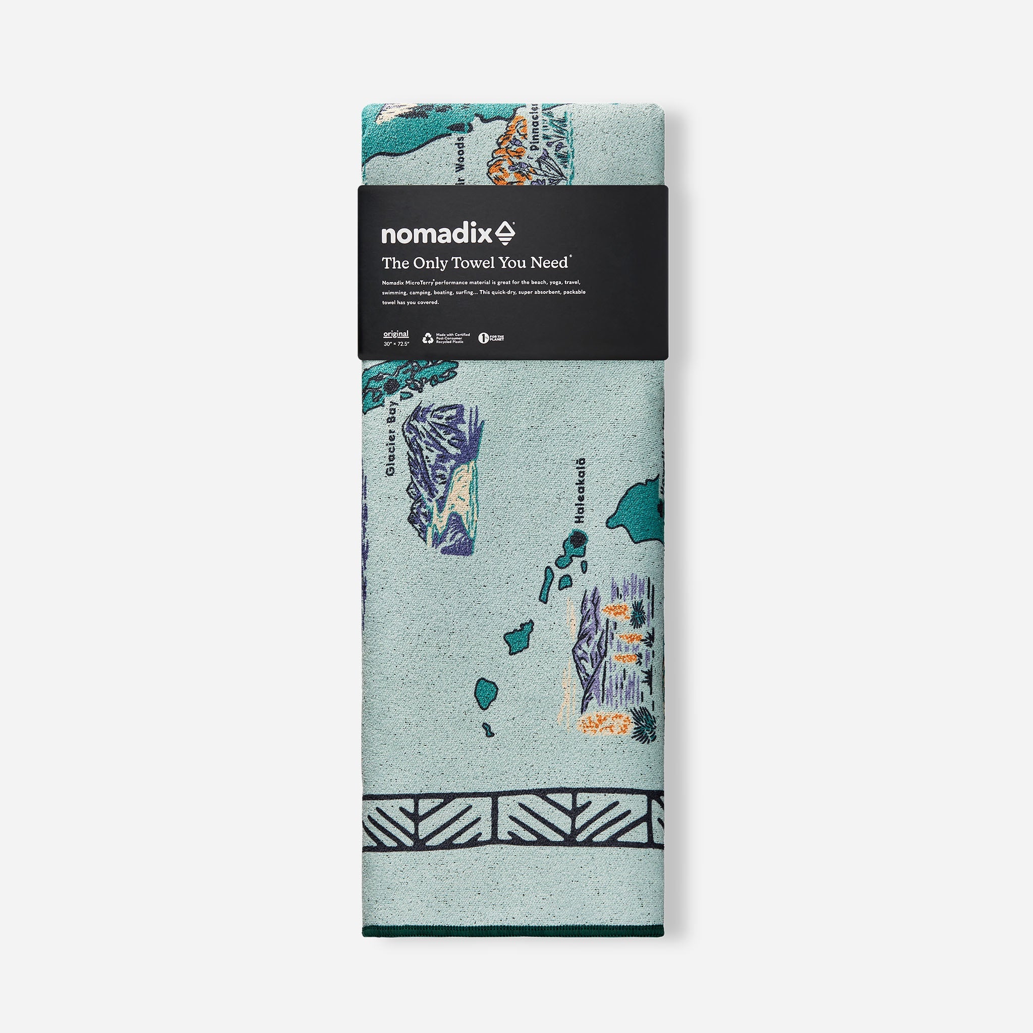 Original Towel: National Parks and Monuments Map - Nomadix