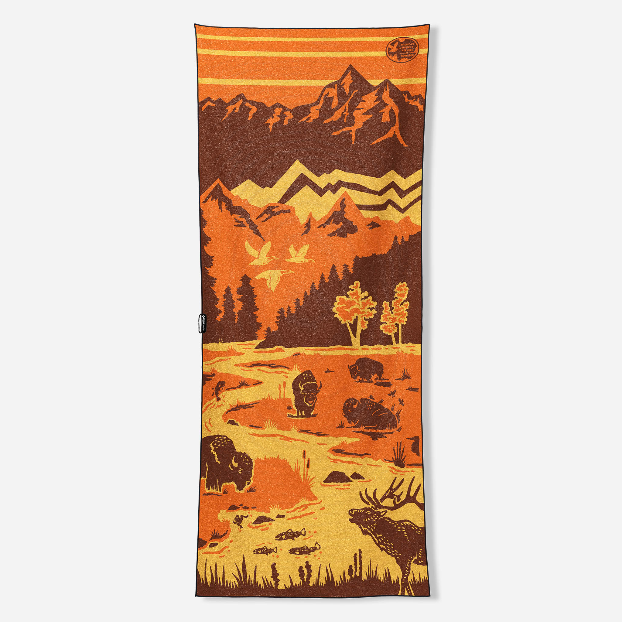 Original Towel: Nomadix x America's Wildlife Refuges: Grasslands - Nomadix