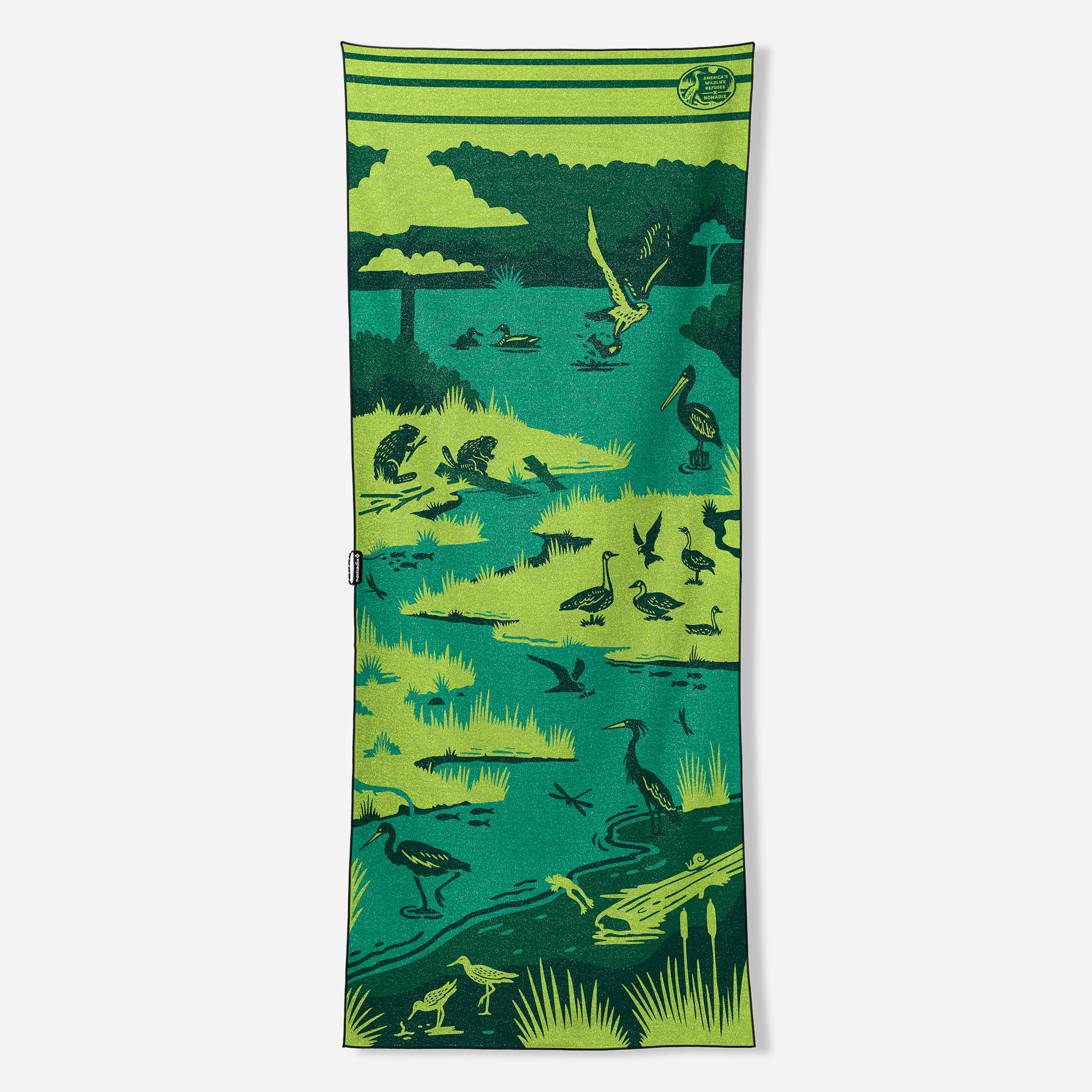Original Towel: Nomadix x America's Wildlife Refuges: Wetlands - Nomadix