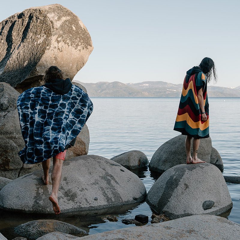 Poncho Towel: Agua Blue - Nomadix