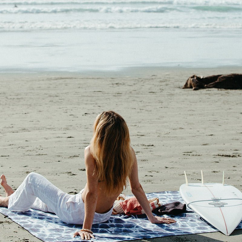 Poncho Towel: Agua Blue - Nomadix