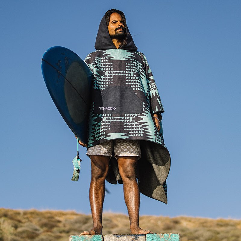 【希少！】workman XShelter Poncho 3 color set Poncho Towel: Rockies Moss - Nomadix