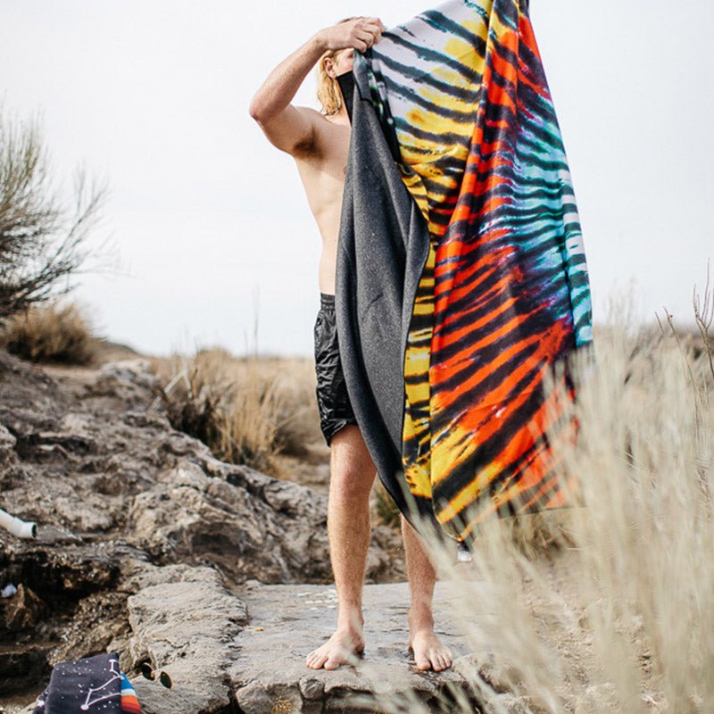 Tie-Dye Multi Poncho Towel | 3-in-1 Tie-Dye Poncho – Nomadix