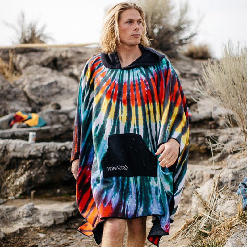Poncho Towel: Tie - Dye Multi - Nomadix