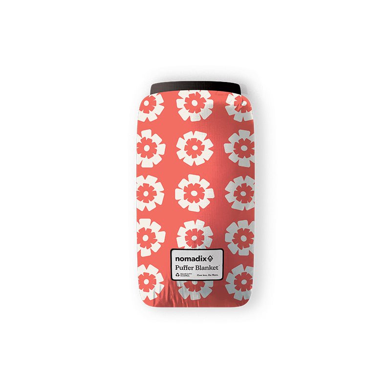 Puffer Blanket: Fresh Flowers Coral - Nomadix