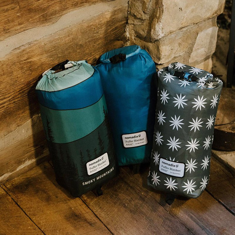 Puffer Blanket: Smoky Mountains National Park - Nomadix