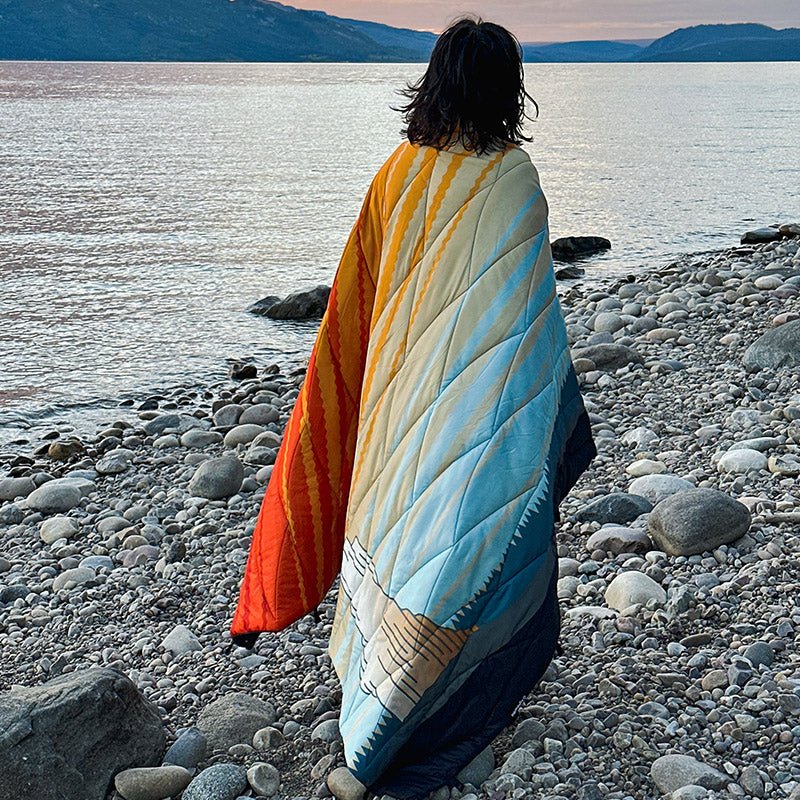Puffer Blanket: Yellowstone National Park - Nomadix