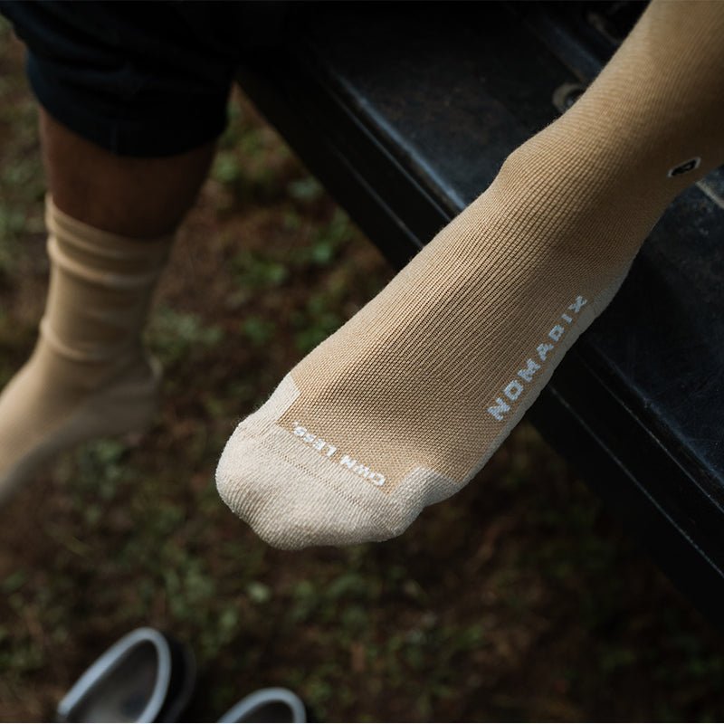 The Only Socks You Need: Smooth Coyote Tan - Nomadix