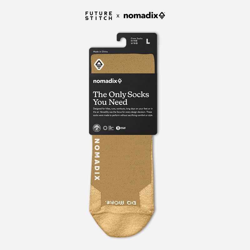 The Only Socks You Need: Smooth Coyote Tan - Nomadix