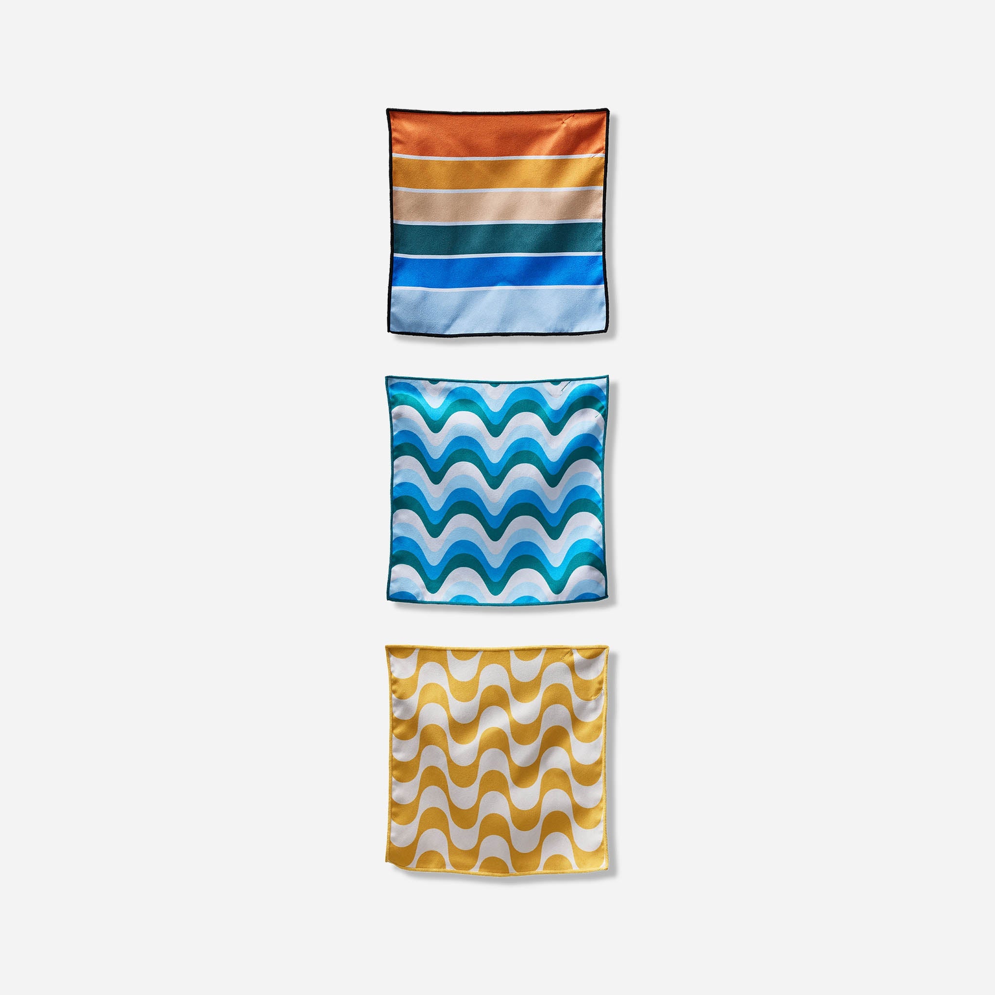 Tiny Towel 3 - Pack: Stripes - Nomadix