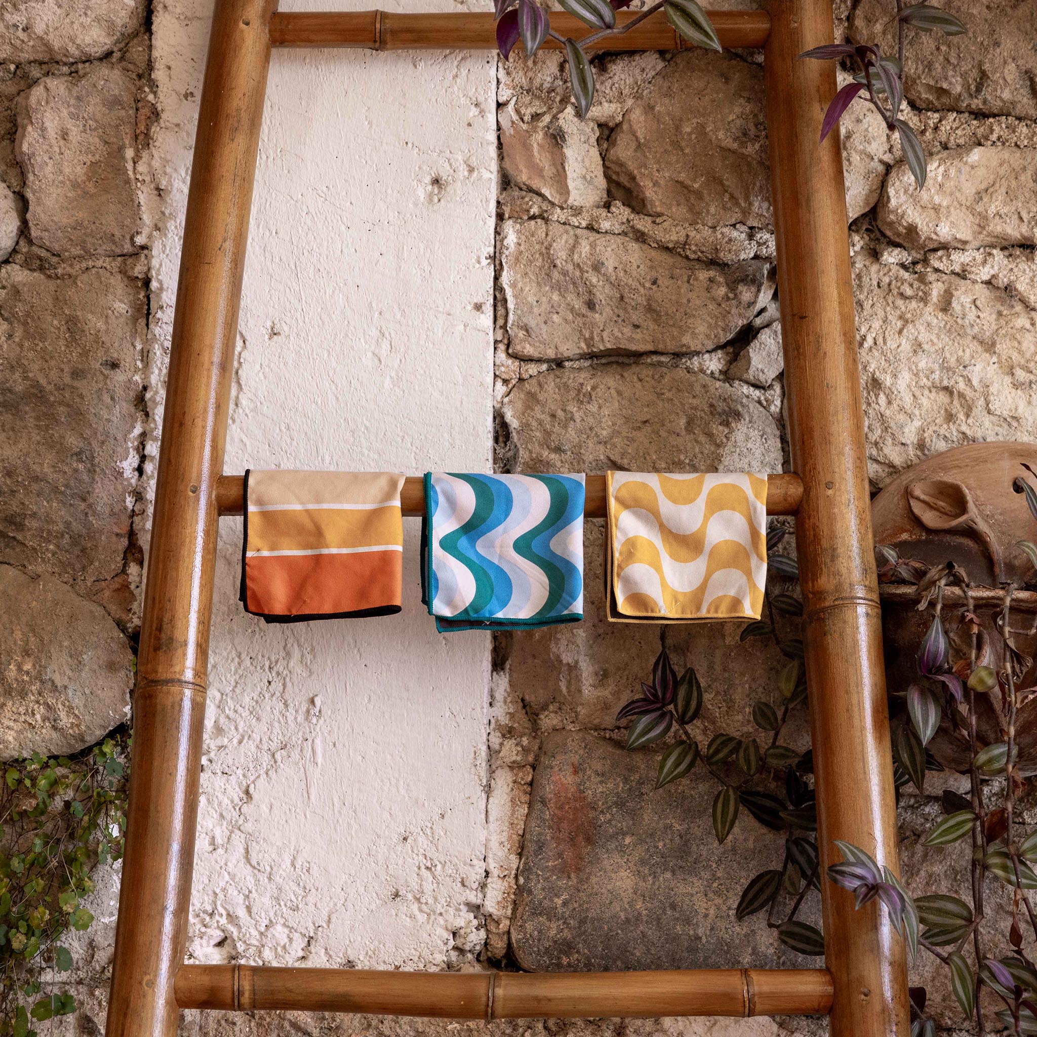 Tiny Towel 3 - Pack: Stripes - Nomadix