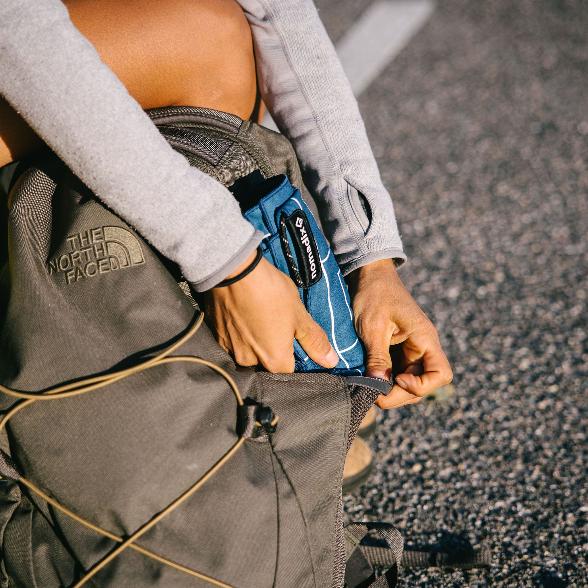 Ultralight Towel: Barton Dark Blue - Nomadix