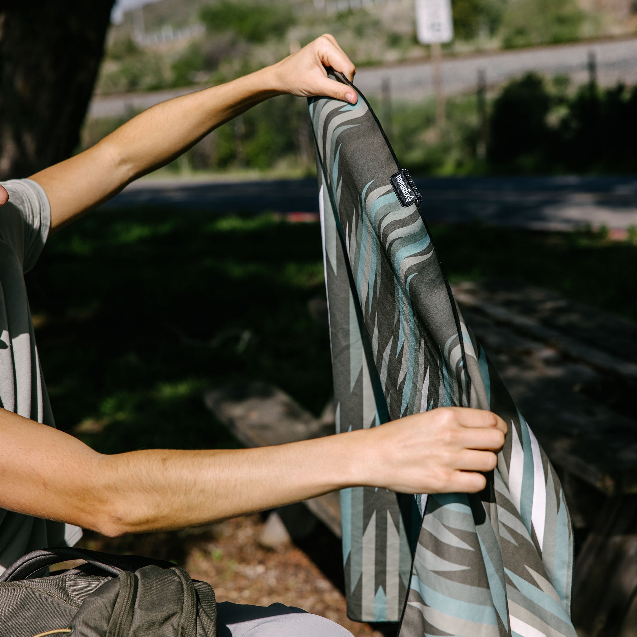 Ultralight Towel: Jackson Green - Nomadix